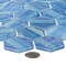 Andova Tiles SAMPLE- Rochelle 2 in. Hex Glass Mosaic Wall Tile SAM-ANDROC1008 - alternate 2